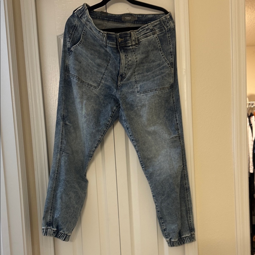 Torrid Soft Light Wash Denim Jogger Jeans - Women - Picture 9 of 11